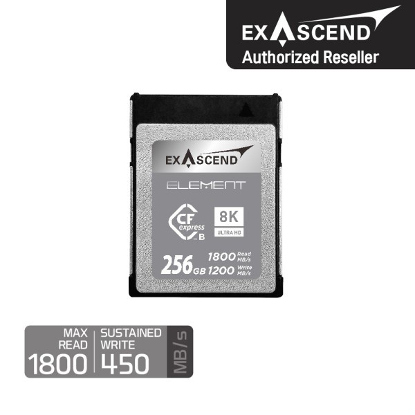 [EXASCEND] 엑서센드 Element CFexpress Type B 256GB 타입B 메모리카드 (EXPC3S256GB)