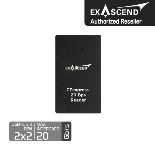 [EXASCEND] 엑서센드 CFexpress Type B Card Reader 타입B 메모리카드 리더기 (EXCRCFX2)